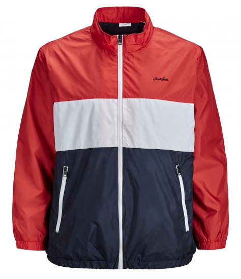 Jack & Jones Hunter Light Jacket Red - Jakne - Moške bunde za Močnejše Postave
