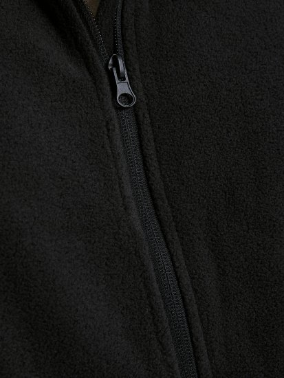 Jack & Jones Hype Fleece Black - Jakne - Moške bunde za Močnejše Postave