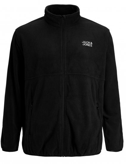 Jack & Jones Hype Fleece Black - Jakne - Moške bunde za Močnejše Postave