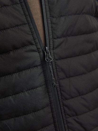 Jack & Jones MULTI QUILTED SET-IN Sleeves Jacket Black - Jakne - Moške bunde za Močnejše Postave