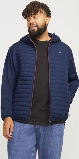 Jack & Jones MULTI QUILTED SET-IN Sleeves Jacket Navy Blazer - Jakne - Moške bunde za Močnejše Postave