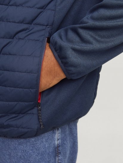 Jack & Jones MULTI QUILTED SET-IN Sleeves Jacket Navy Blazer - Jakne - Moške bunde za Močnejše Postave