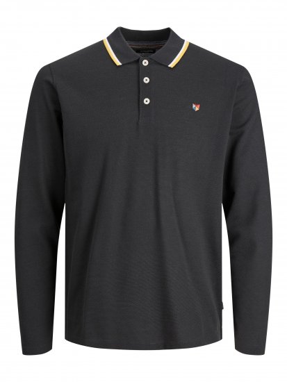 Jack & Jones JPRBLUWIN Long Sleeve Polo Back - Polo majice - Moške Polo Majice za Močnejše Postave