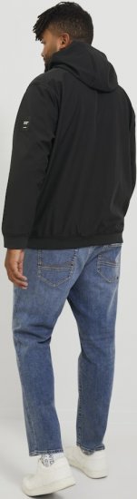 Jack & Jones BASIC Water-Resistant Softshell Jacket Black - Jakne - Moške bunde za Močnejše Postave