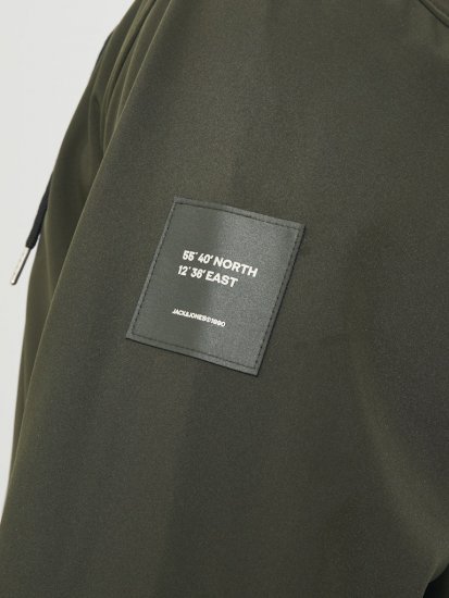 Jack & Jones BASIC Water-Resistant Softshell Jacket Green - Jakne - Moške bunde za Močnejše Postave