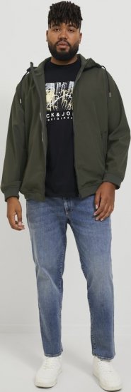Jack & Jones BASIC Water-Resistant Softshell Jacket Green - Jakne - Moške bunde za Močnejše Postave