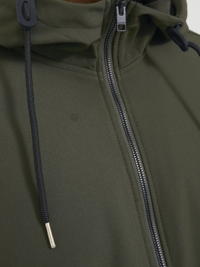 Jack & Jones BASIC Water-Resistant Softshell Jacket Green - Jakne - Moške bunde za Močnejše Postave