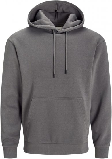 Jack & Jones BRADLEY Hoodie Grey - Puloverji & jopice - Moški Puloverji & Jopice za Močnejše Postave
