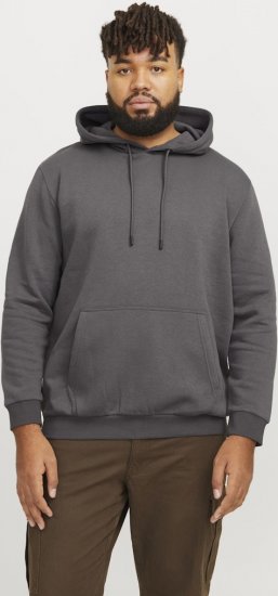 Jack & Jones BRADLEY Hoodie Grey - Puloverji & jopice - Moški Puloverji & Jopice za Močnejše Postave