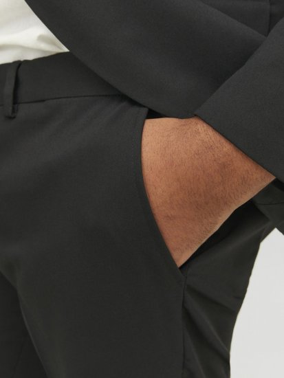 Jack & Jones FRANCO Suit Pants Black - Obleke - Velike številke oblek za moške