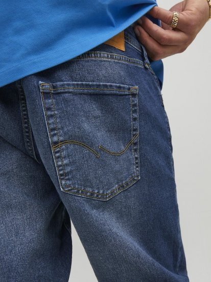 Jack & Jones GLENN ORIGINAL MF 070 Jeans Blue Denim - Kavbojke & hlače - Moške Kavbojke in Hlače za Močnejše Postave