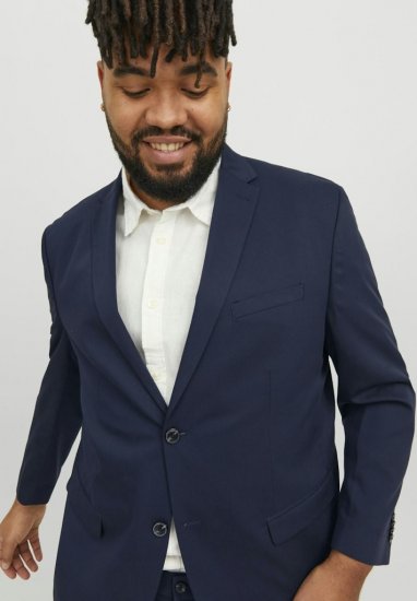 Jack & Jones FRANCO Blazer Dark Navy - Obleke - Velike številke oblek za moške