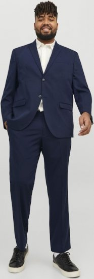 Jack & Jones FRANCO Suit Pants Dark Navy - Obleke - Velike številke oblek za moške