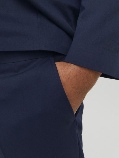 Jack & Jones FRANCO Suit Pants Dark Navy - Obleke - Velike številke oblek za moške