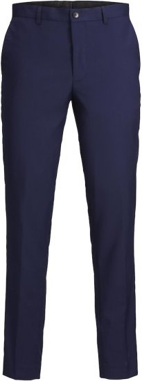  Jack & Jones FRANCO Suit Pants Medieval Blue - Obleke - Velike številke oblek za moške