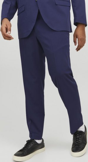  Jack & Jones FRANCO Suit Pants Medieval Blue - Obleke - Velike številke oblek za moške