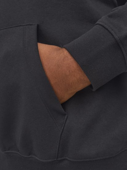 Jack & Jones STAR Hoodie Black - Puloverji & jopice - Moški Puloverji & Jopice za Močnejše Postave