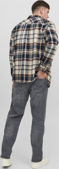 Jack & Jones MIKE ORIGINAL SQ 270 Jeans Black Denim - Kavbojke & hlače - Moške Kavbojke in Hlače za Močnejše Postave