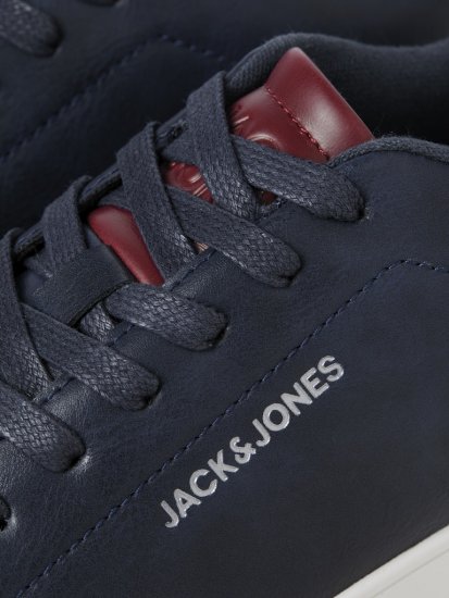 Jack & Jones Bosley Sneakers Navy Blazer/Red Dahlia - Moški čevlji 40-52 - 