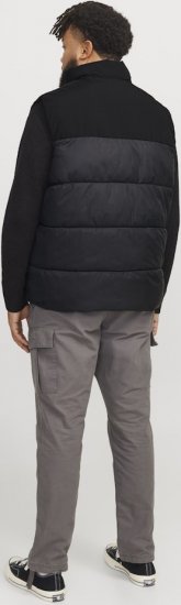 Jack & Jones MOON Bodywarmer Black - Jakne - Moške bunde za Močnejše Postave