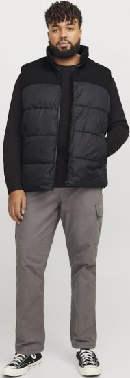 Jack & Jones MOON Bodywarmer Black - Jakne - Moške bunde za Močnejše Postave