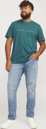 Jack & Jones GLENN ORIGINAL MF 664 Jeans Blue Denim - Kavbojke & hlače - Moške Kavbojke in Hlače za Močnejše Postave