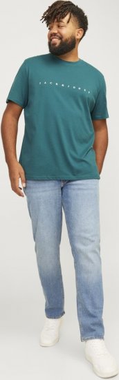 Jack & Jones GLENN ORIGINAL MF 664 Jeans Blue Denim - Kavbojke & hlače - Moške Kavbojke in Hlače za Močnejše Postave