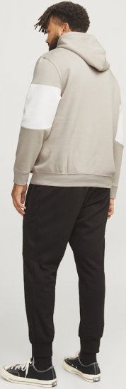 Jack & Jones LEGACY 2 Color Hoodie Beige - Puloverji & jopice - Moški Puloverji & Jopice za Močnejše Postave