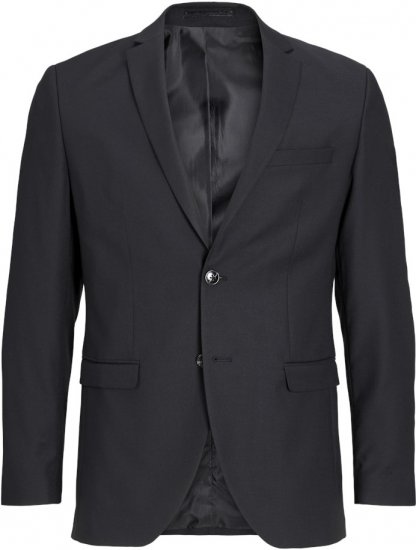 Jack & Jones SOLARIS Blazer Black - Obleke - Velike številke oblek za moške