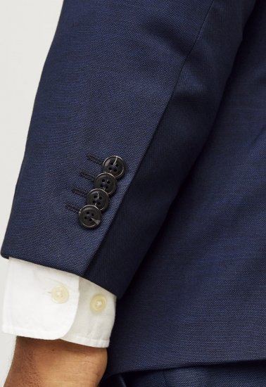 Jack & Jones SOLARIS Blazer Dark Navy - Obleke - Velike številke oblek za moške