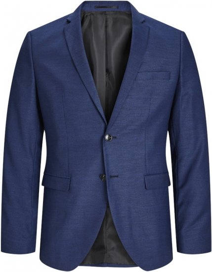 Jack & Jones SOLARIS Blazer Medieval Blue - Obleke - Velike številke oblek za moške