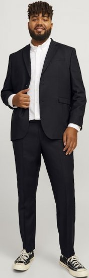 Jack & Jones SOLARIS Trousers Black - Obleke - Velike številke oblek za moške
