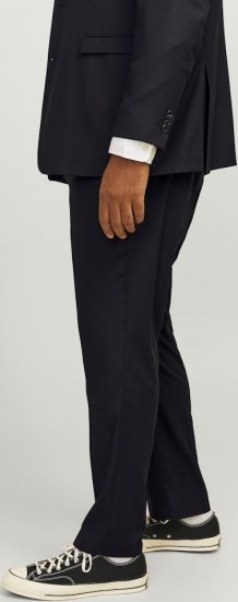 Jack & Jones SOLARIS Trousers Black - Obleke - Velike številke oblek za moške