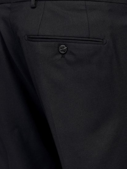 Jack & Jones SOLARIS Trousers Black - Obleke - Velike številke oblek za moške