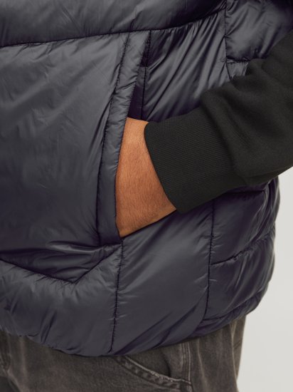 Jack & Jones SPRINT BODYWARMER With Collar Black - Jakne - Moške bunde za Močnejše Postave