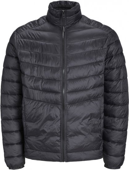 Jack & Jones SPRINT Quilted Collar Jacket Black - Jakne - Moške bunde za Močnejše Postave