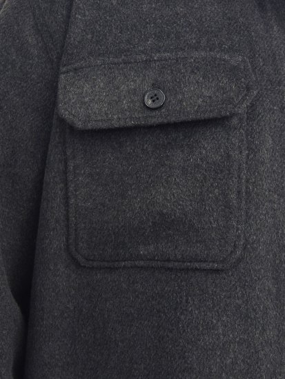 Jack & Jones BRADLEY OLLIE Overshirt LS Black - Srajce - Moške srajce za Močnejše Postave