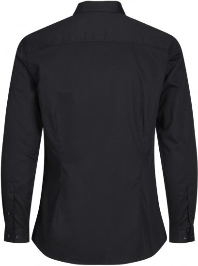 Jack & Jones ARMA LS Shirt Black - Srajce - Moške srajce za Močnejše Postave