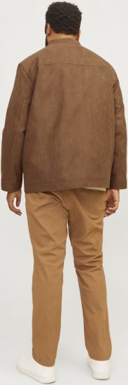 Jack & Jones DYLAN Clean Jacket Brown - Jakne - Moške bunde za Močnejše Postave