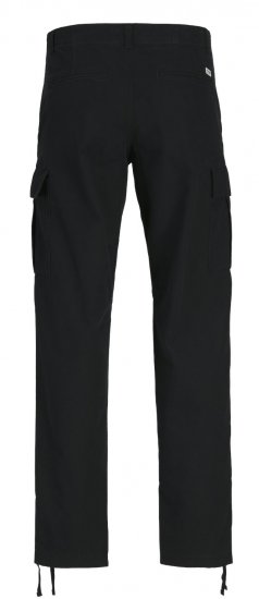Jack & Jones JPSTKANE JJBARKLEY Cargopants Black - Kavbojke & hlače - Moške Kavbojke in Hlače za Močnejše Postave