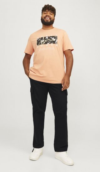 Jack & Jones JPSTKANE JJBARKLEY Cargopants Black - Kavbojke & hlače - Moške Kavbojke in Hlače za Močnejše Postave