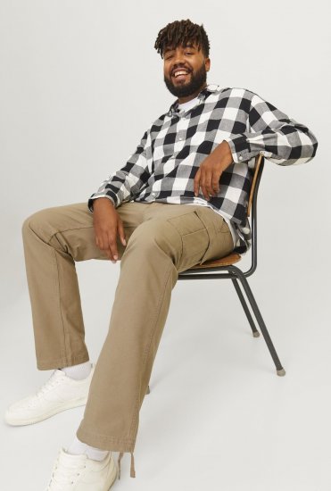 Jack & Jones JPSTKANE JJBARKLEY Cargopants Elmwood - Kavbojke & hlače - Moške Kavbojke in Hlače za Močnejše Postave