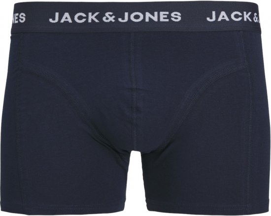 Jack & Jones JACCAMOFLAGE Trunks 3-Pack Navy Blazer - Spodnje perilo & kopalne hlače - Moško Spodnje Perilo za močnejše postave