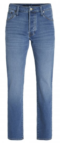 Jack & Jones JJIMIKE JJICON I.K. SQ 027 Jeans Blue Denim - Kavbojke & hlače - Moške Kavbojke in Hlače za Močnejše Postave