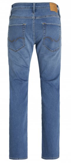 Jack & Jones JJIMIKE JJICON I.K. SQ 027 Jeans Blue Denim - Kavbojke & hlače - Moške Kavbojke in Hlače za Močnejše Postave