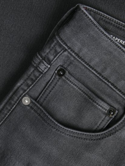 Jack & Jones JJIMIKE JJICON I.K. SQ 028 Jeans Black Denim - Kavbojke & hlače - Moške Kavbojke in Hlače za Močnejše Postave