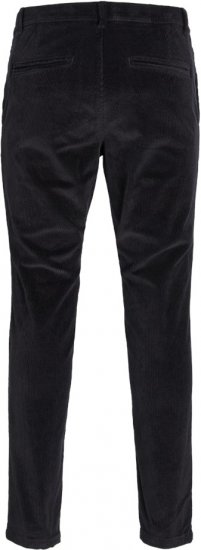 Jack & Jones MARCO Corduroy Chinos Pants Black - Kavbojke & hlače - Moške Kavbojke in Hlače za Močnejše Postave