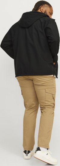 Jack & Jones JJTAYLOR Softshell Jacket Black - Jakne - Moške bunde za Močnejše Postave