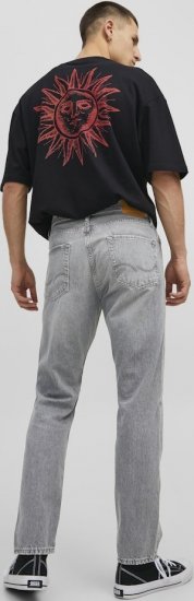 Jack & Jones CHRIS ORIGNIAL AKM 928 Grey Denim - Kavbojke & hlače - Moške Kavbojke in Hlače za Močnejše Postave