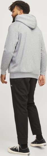 Jack & Jones JCOOUTDOOR Hoodie Light Grey - Puloverji & jopice - Moški Puloverji & Jopice za Močnejše Postave